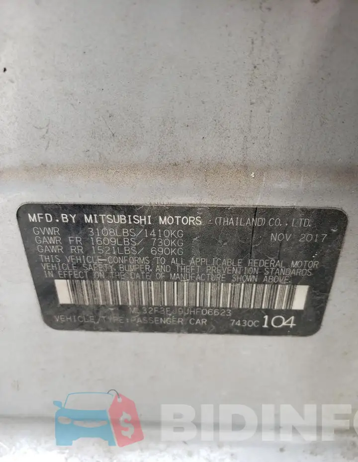 ML32F3FJ9JHF06623 Photo# 12