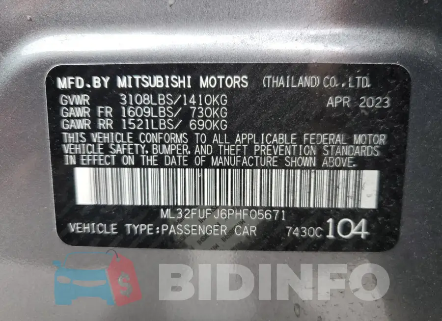 ML32FUFJ6PHF05671 Photo# 12