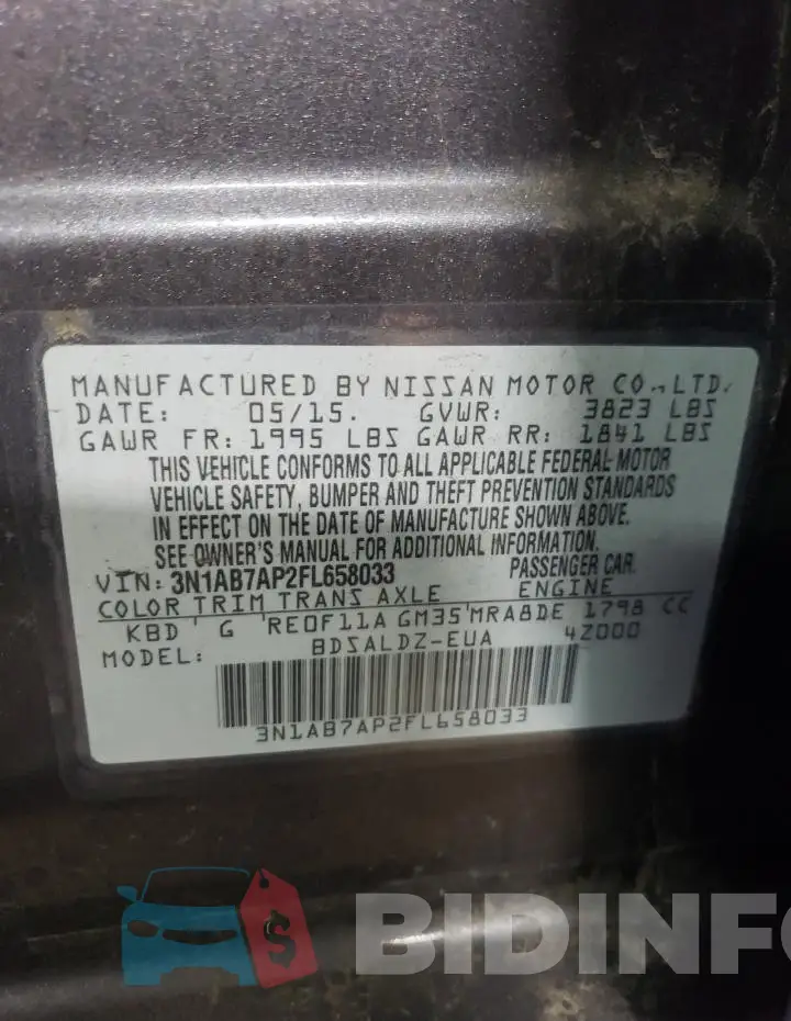 3N1AB7AP2FL658033 Photo# 12