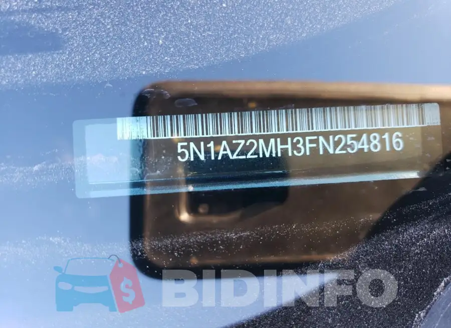 5N1AZ2MH3FN254816 Photo# 13