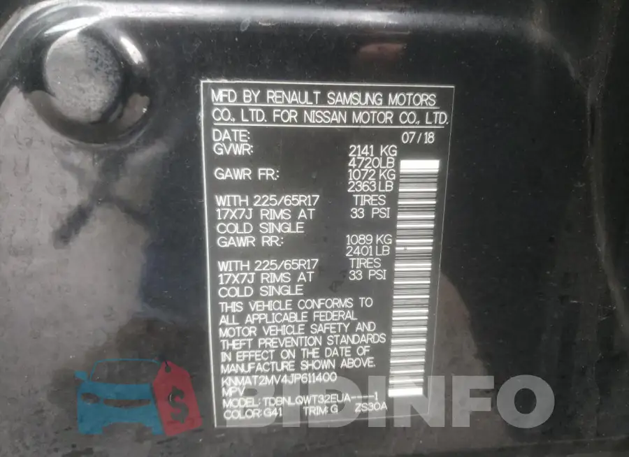 KNMAT2MV4JP611400 Photo# 13