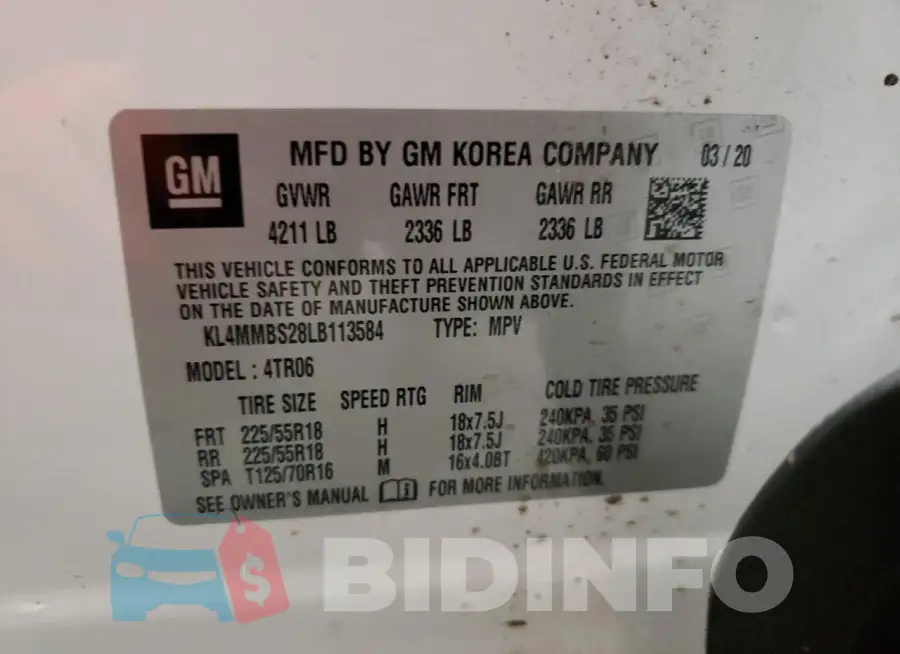 KL4MMBS28LB113584 Photo# 13