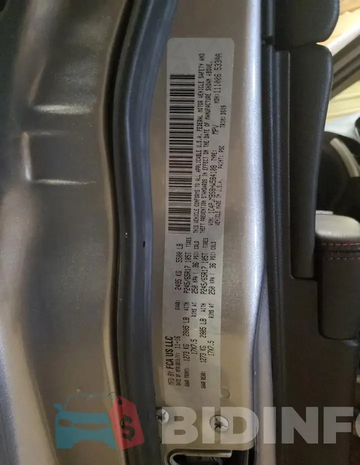 1C4PJMBS8HW584108 Photo# 13