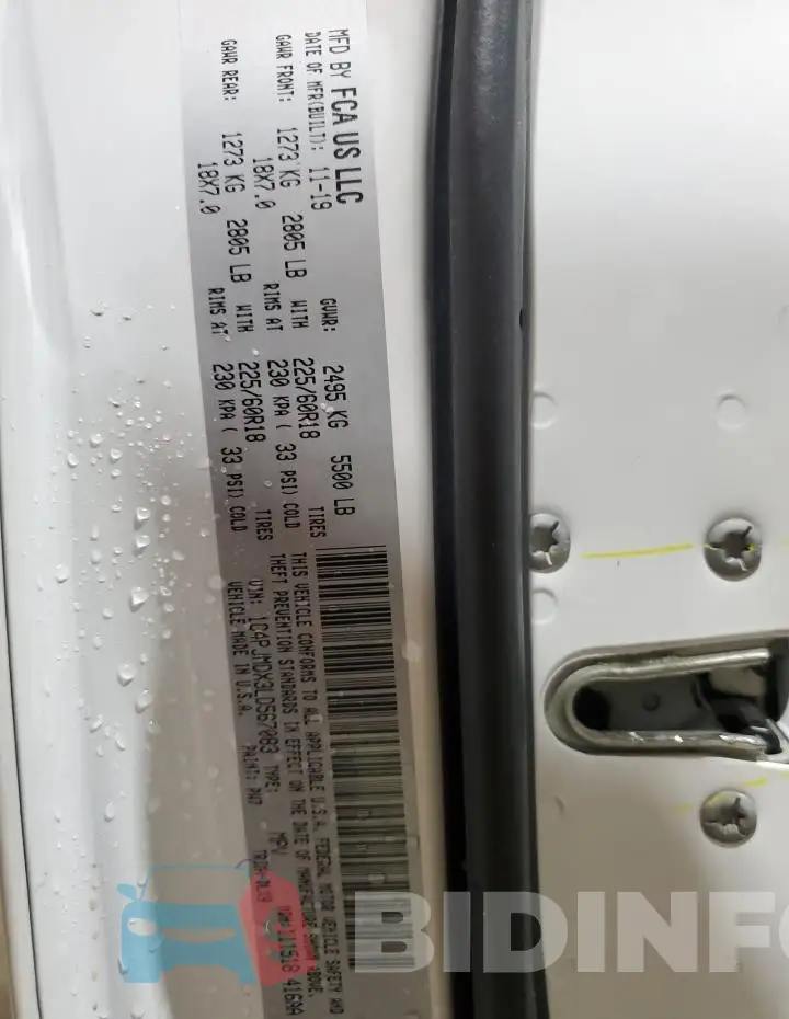 1C4PJMDX3LD567083 Photo# 13