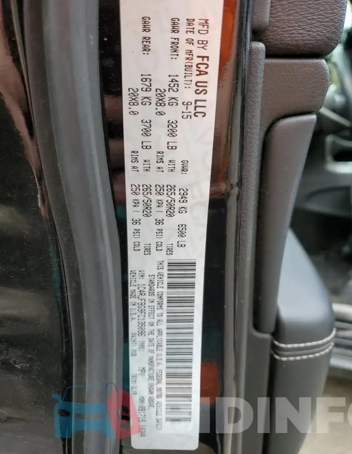 1C4RJFBG9FC135096 Photo# 12