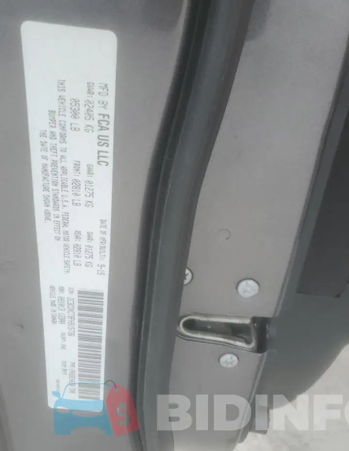 2C3CDXCT8FH915736 Photo# 12