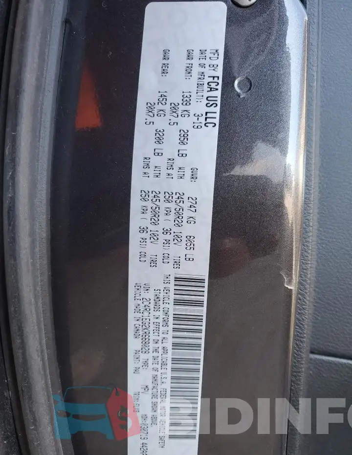 2C4RC1EG2KR668028 Photo# 13