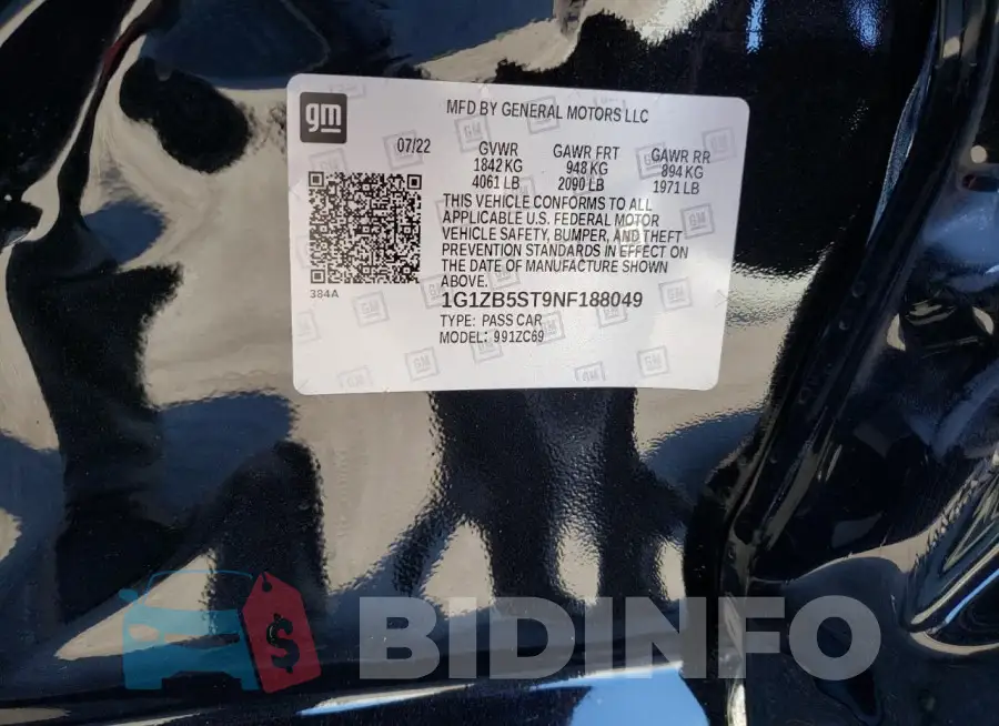 1G1ZB5ST9NF188049 Photo# 12