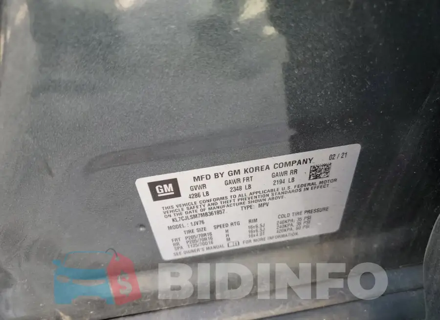 KL7CJLSM7MB361857 Photo# 13