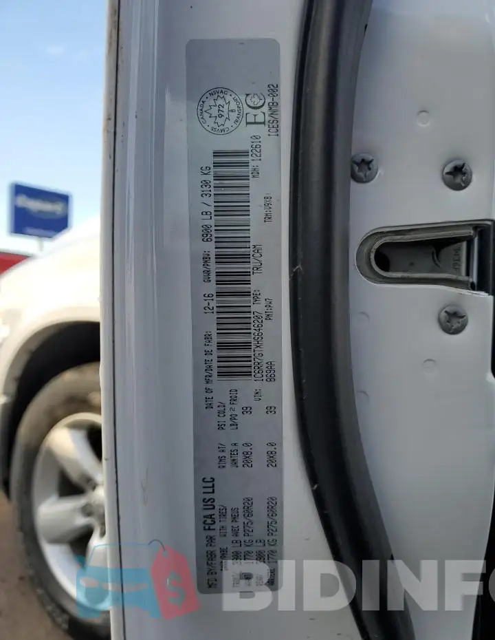 1C6RR7GTXHS646207 Photo# 12