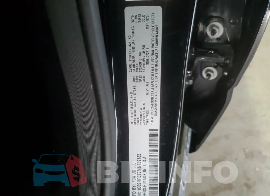 1C6SRFBT7MN729783 Photo# 13