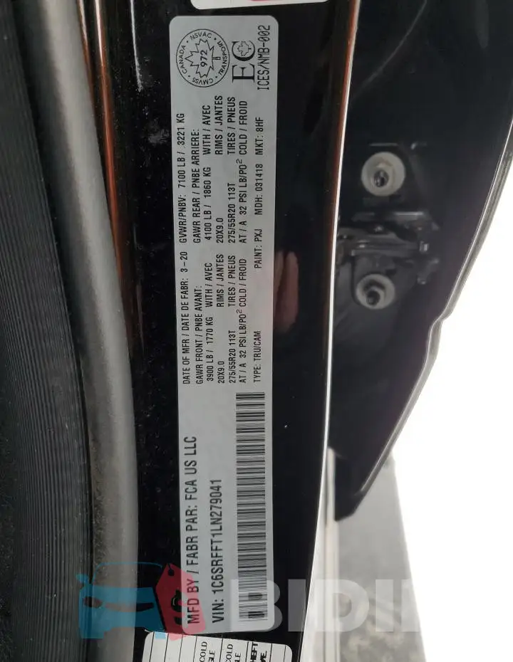 1C6SRFFT1LN279041 Photo# 12