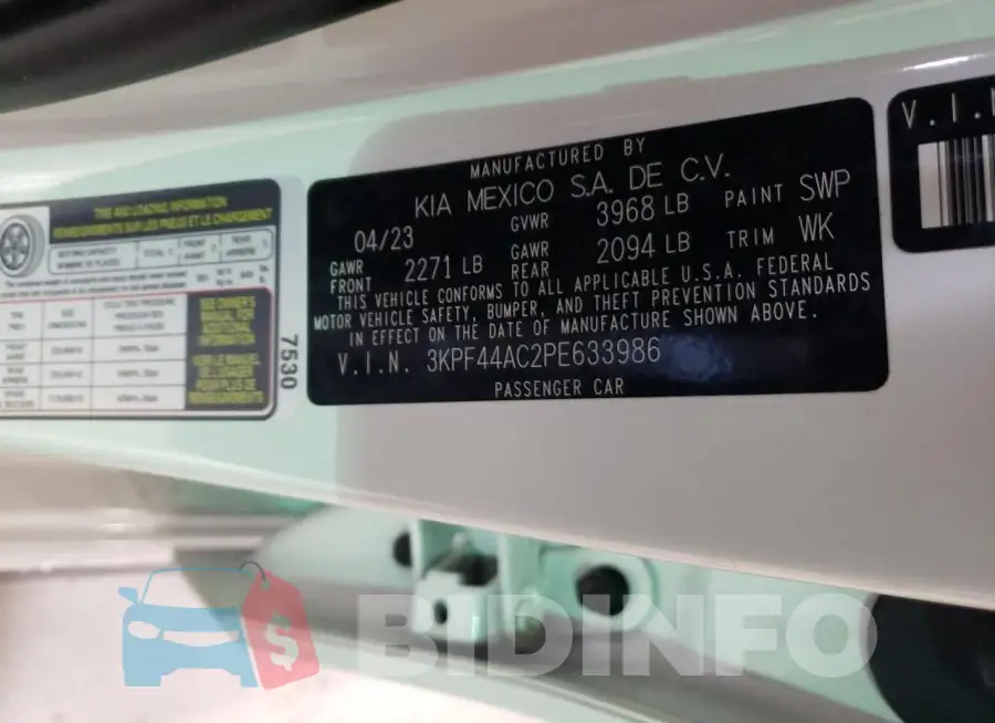 3KPF44AC2PE633986 Photo# 12