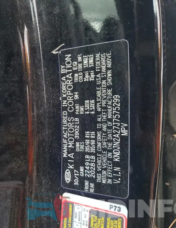 KNDJN2A27J7575299 Photo# 13