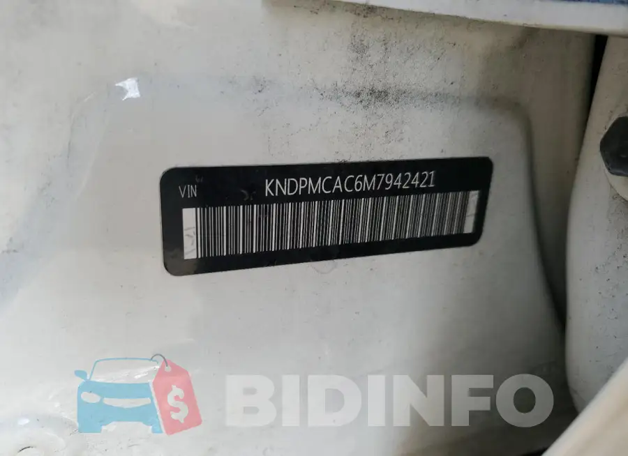 KNDPMCAC6M7942421 Photo# 12