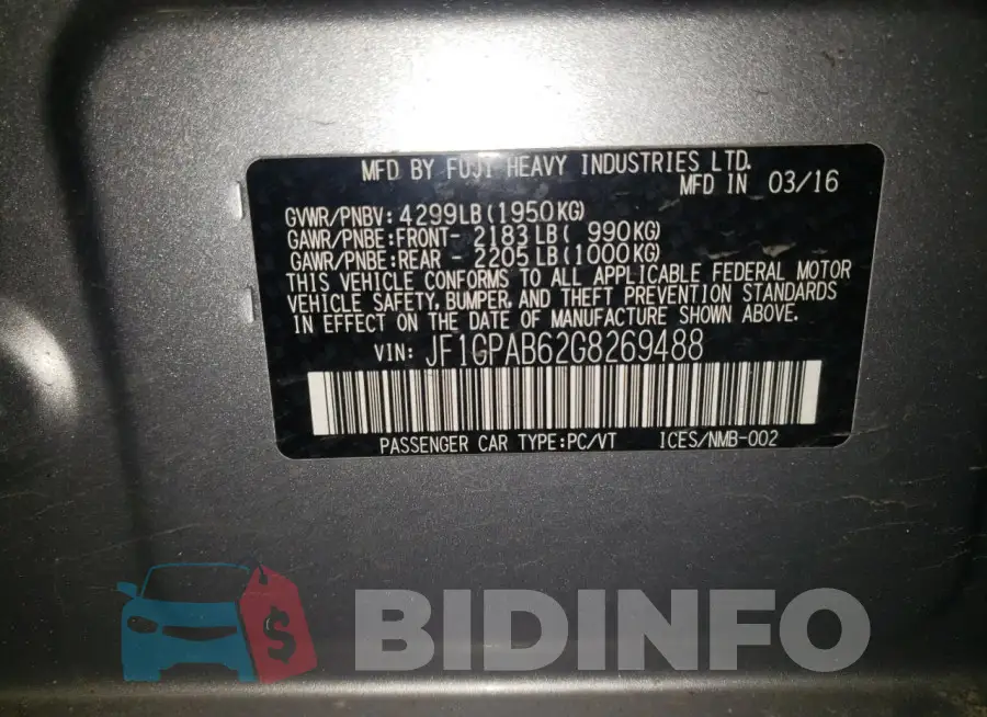 JF1GPAB62G8269488 Photo# 12