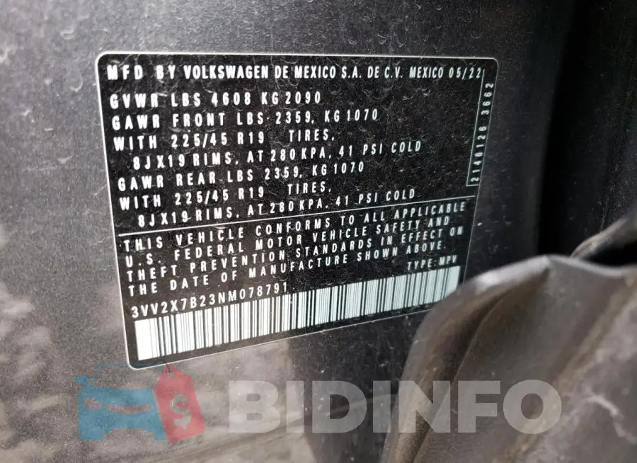 3VV2X7B23NM078791 Photo# 12