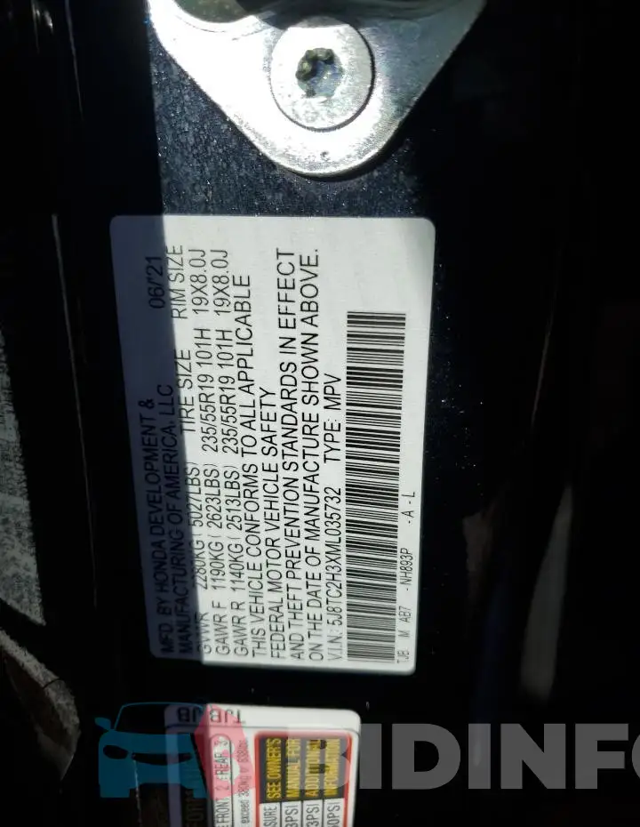 5J8TC2H3XML035732 Photo# 14