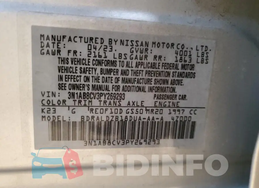 3N1AB8CV3PY269293 Photo# 12