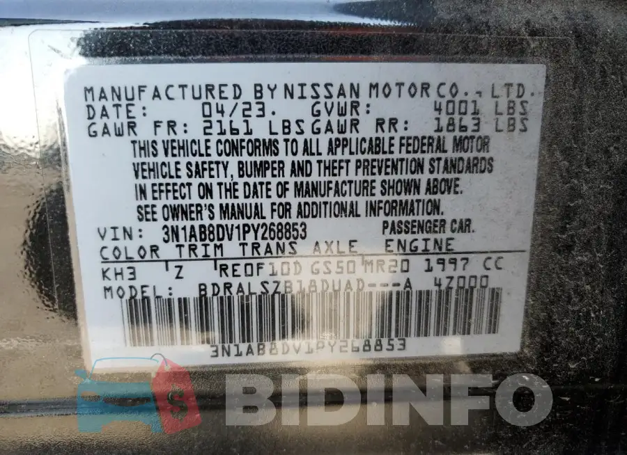 3N1AB8DV1PY268853 Photo# 12