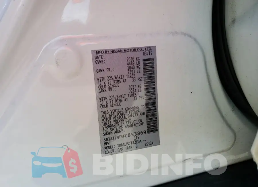 5N1AT2MT4FC853869 Photo# 13