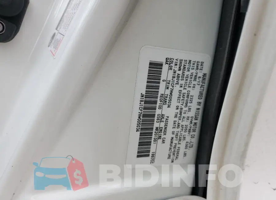 JN1BJ1CP7HW005034 Photo# 12