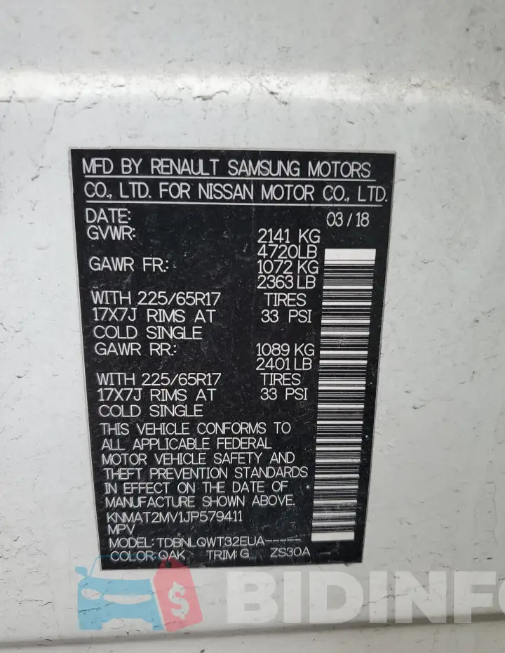 KNMAT2MV1JP579411 Photo# 13
