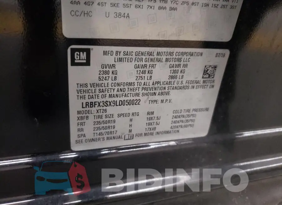 LRBFX3SX9LD050022 Photo# 14