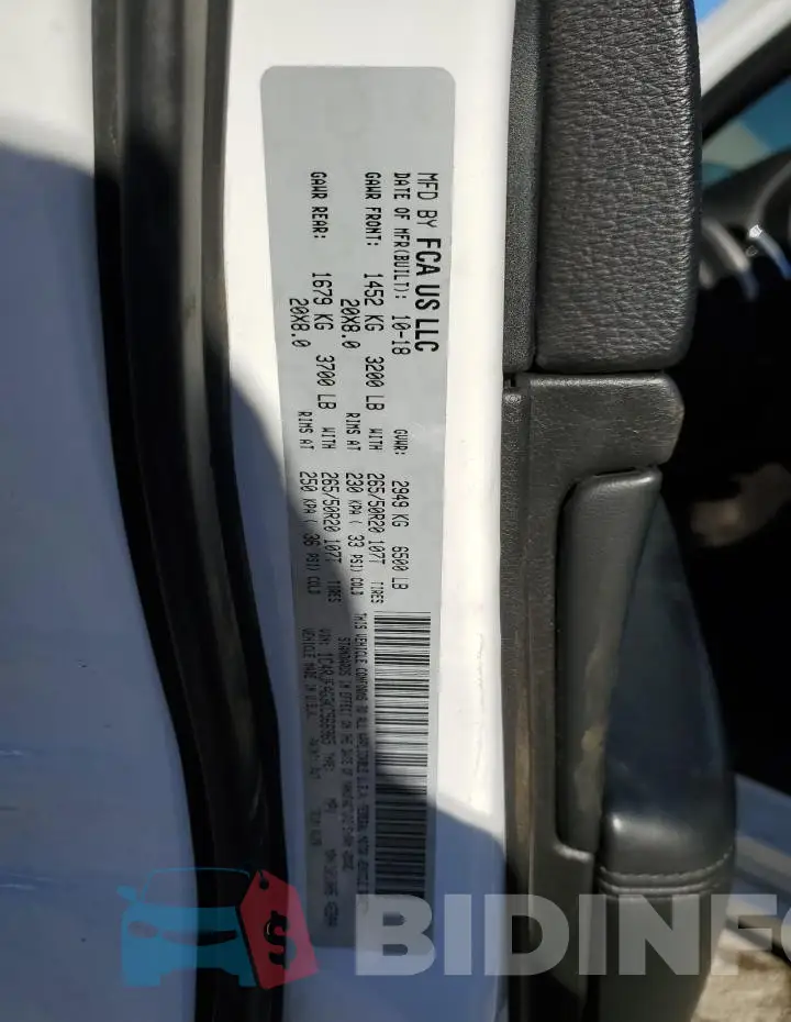 1C4RJFAG3KC566965 Photo# 13