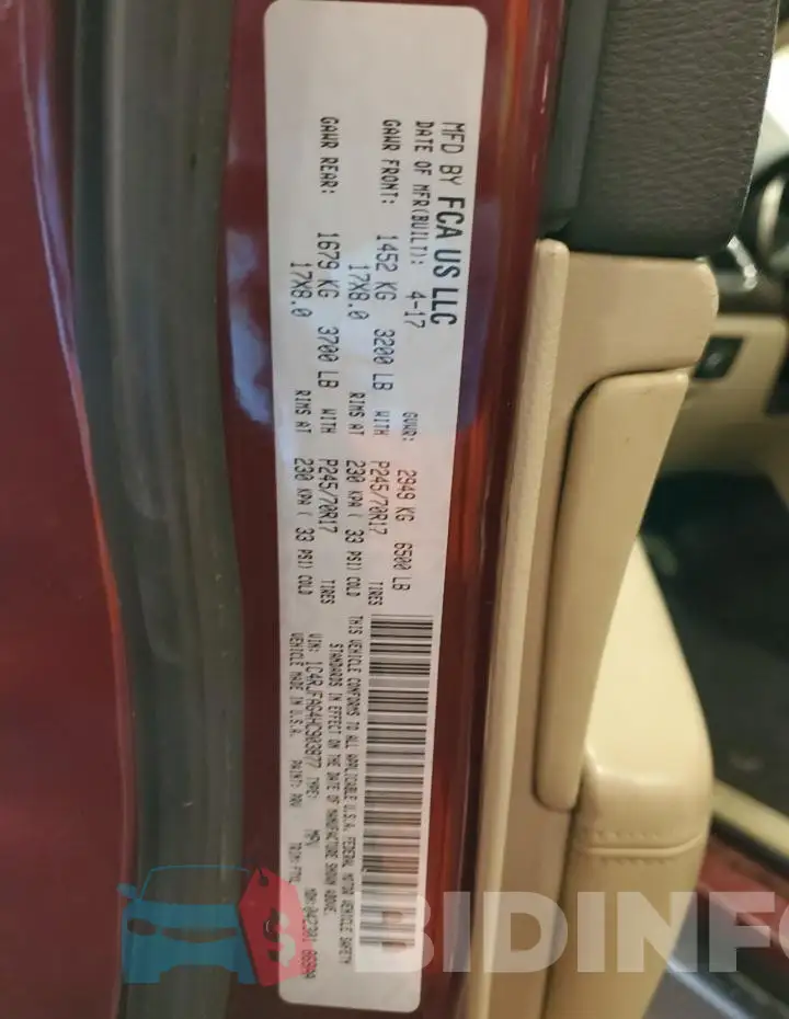 1C4RJFAG4HC903877 Photo# 14
