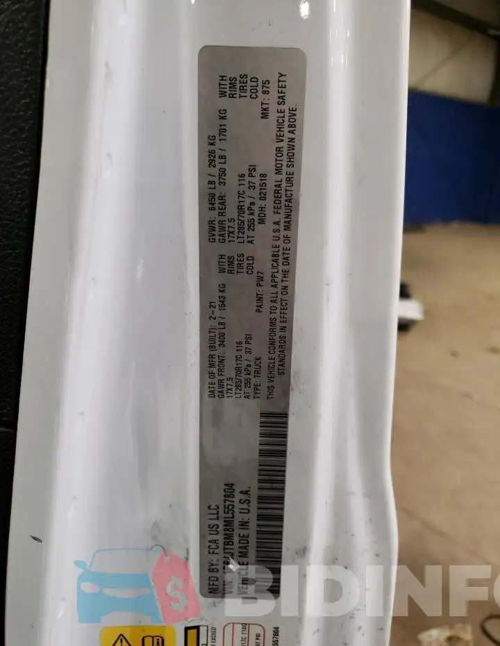 1C6JJTBM8ML557804 Photo# 12