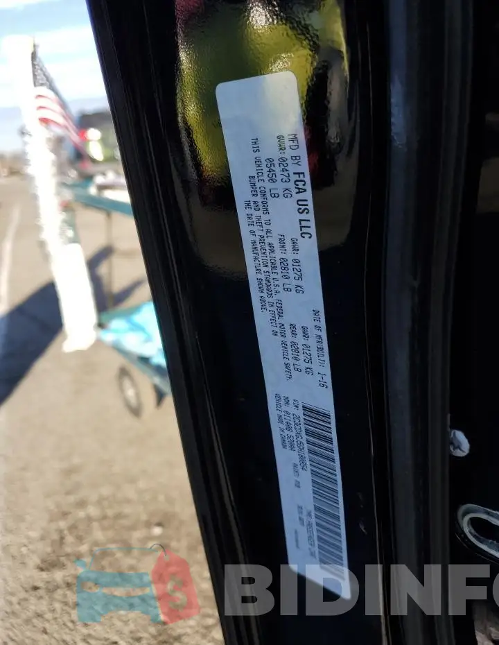 2C3CDXGJ5GH180854 Photo# 12