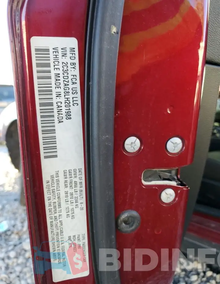 2C3CDZAG8LH201988 Photo# 13