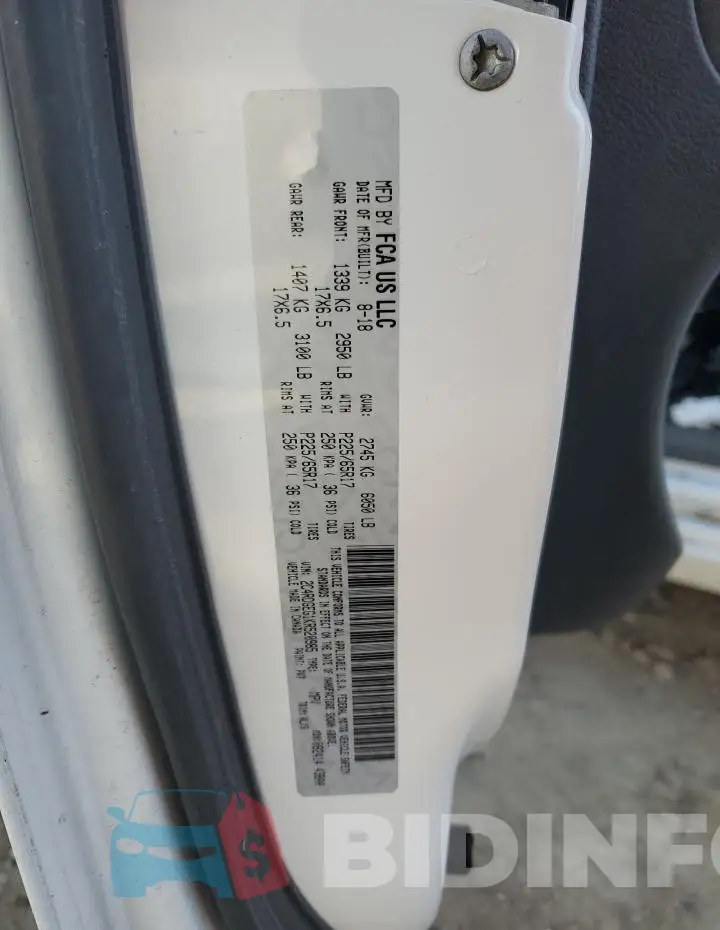 2C4RDGEG1KR520985 Photo# 14