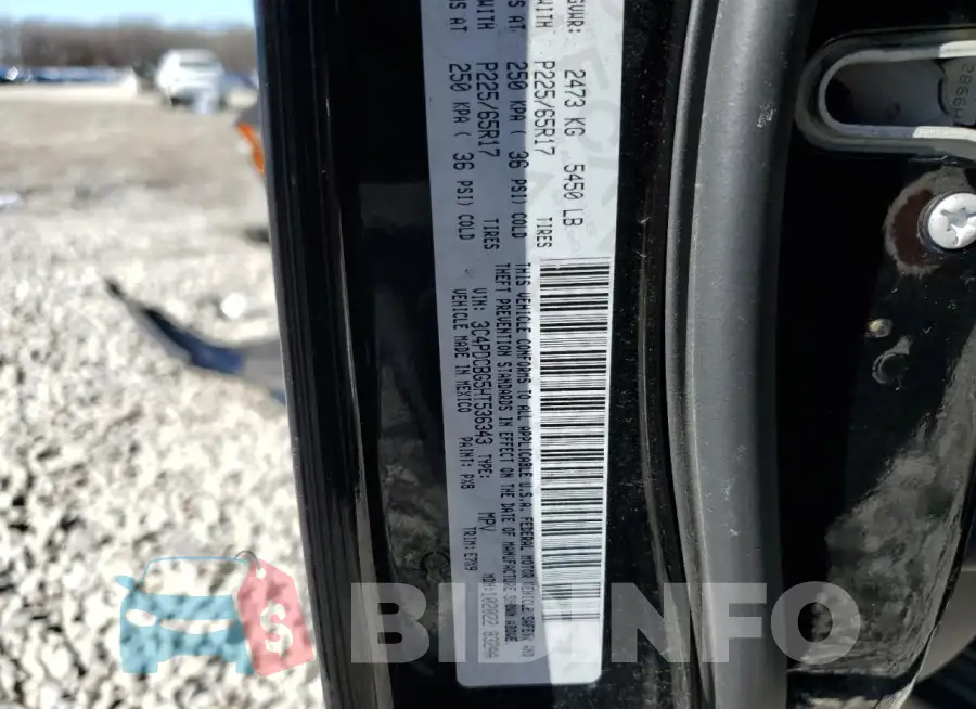 3C4PDCBG5HT536343 Photo# 13