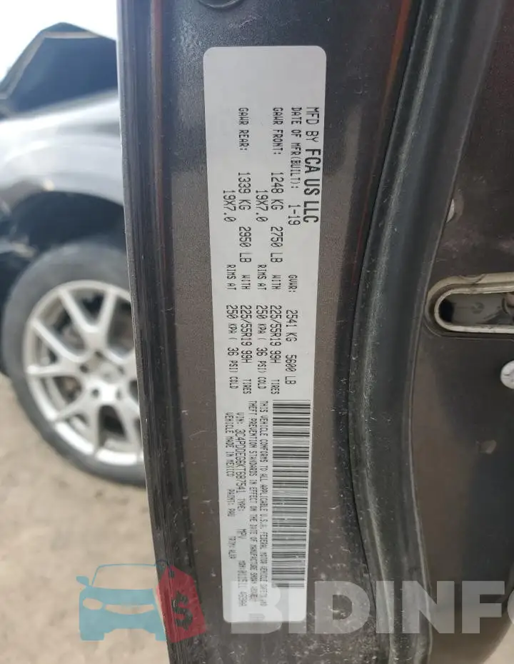 3C4PDDEG6KT687541 Photo# 13
