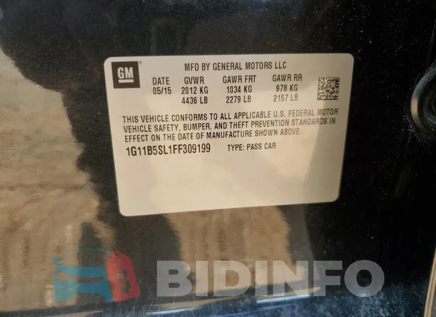 1G11B5SL1FF309199 Photo# 12