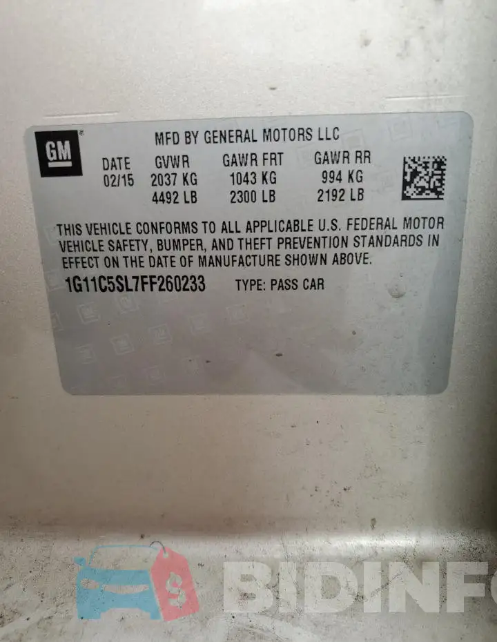 1G11C5SL7FF260233 Photo# 12