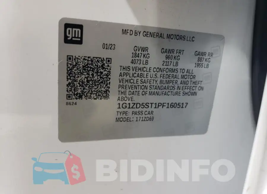 1G1ZD5ST1PF160517 Photo# 12