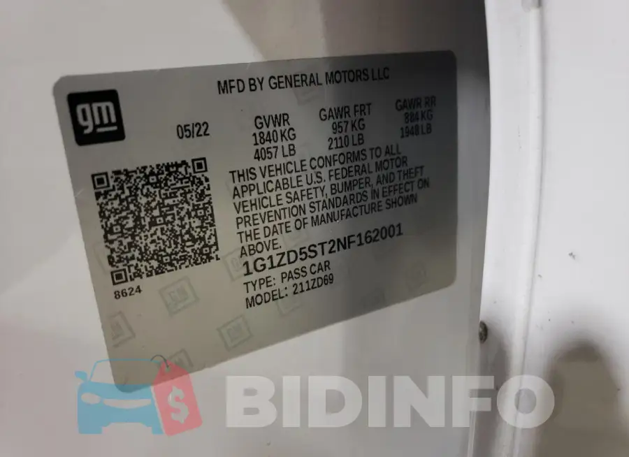 1G1ZD5ST2NF162001 Photo# 12