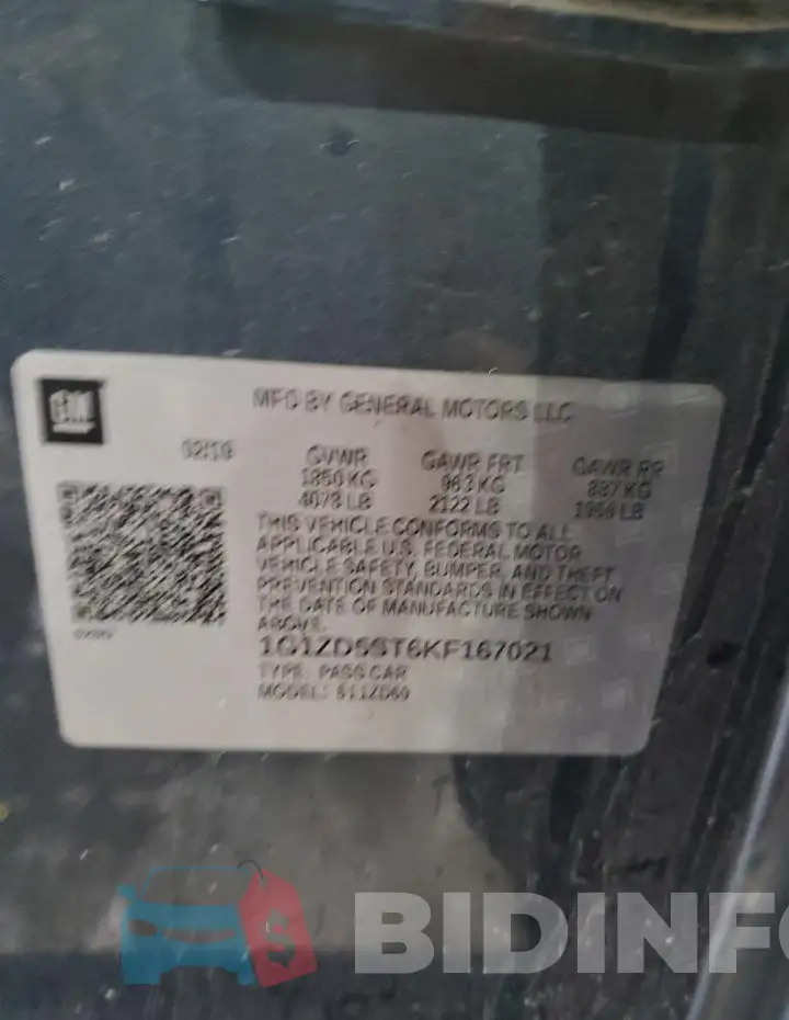 1G1ZD5ST6KF167021 Photo# 12