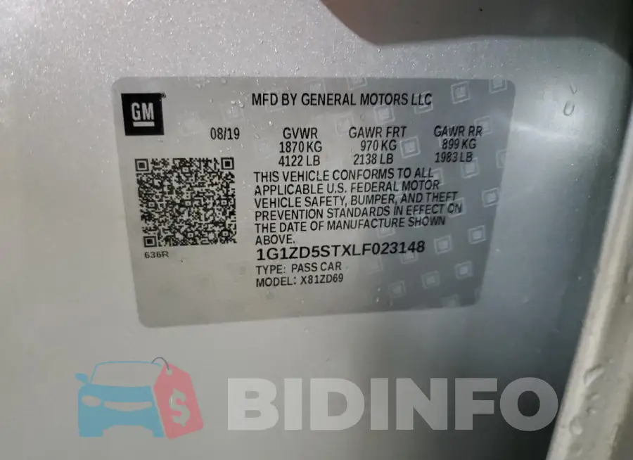 1G1ZD5STXLF023148 Photo# 12