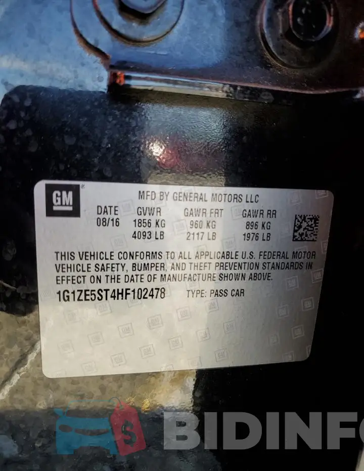 1G1ZE5ST4HF102478 Photo# 12