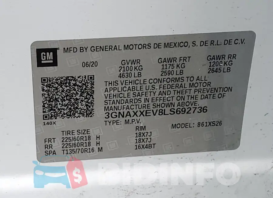 3GNAXXEV8LS692736 Photo# 12