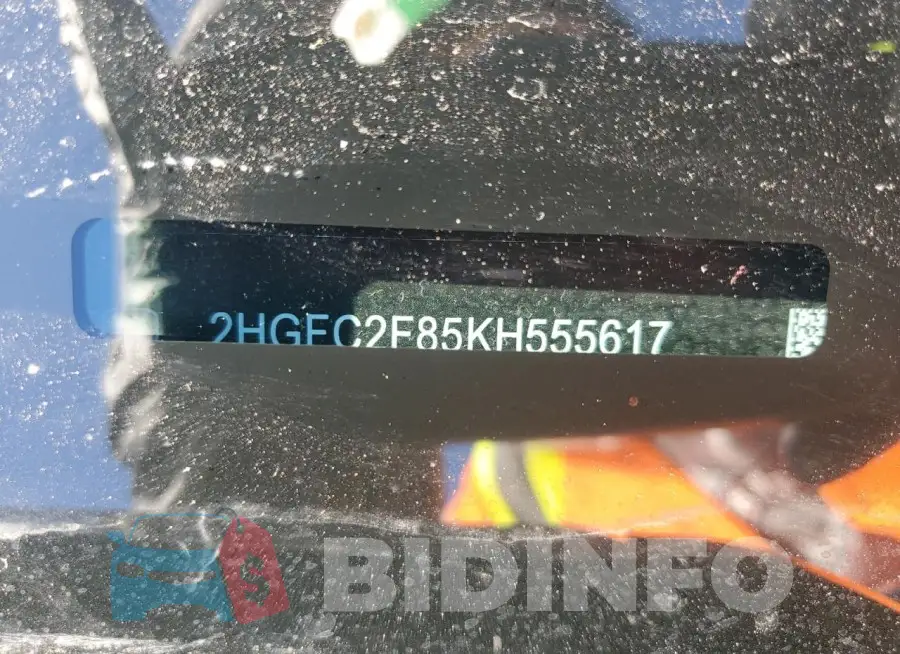 2HGFC2F85KH555617 Photo# 12