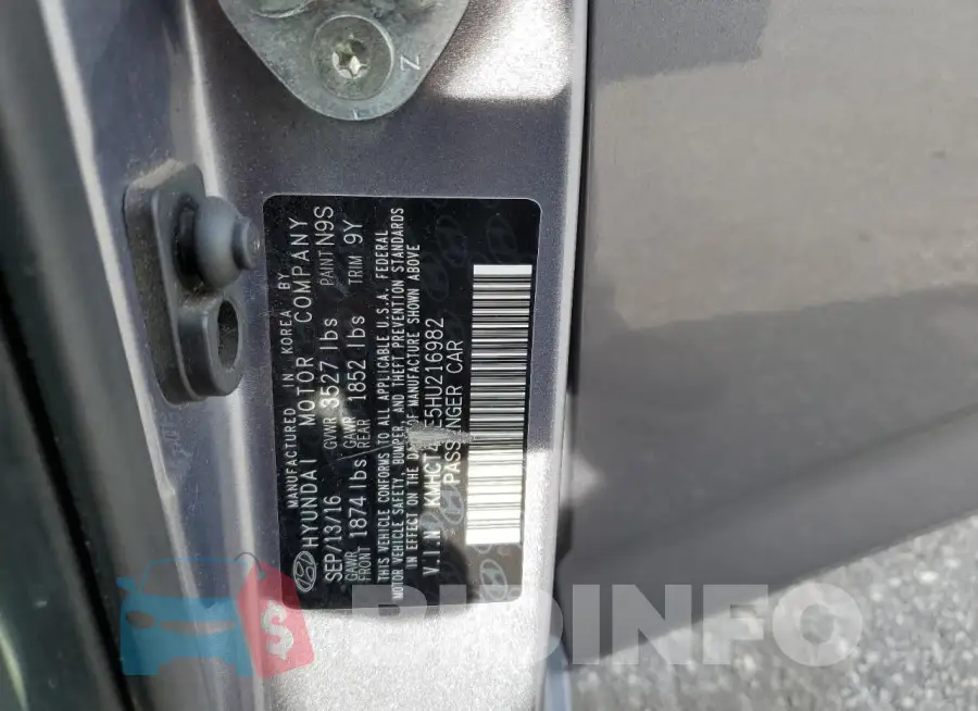 KMHCT4AE5HU216982 Photo# 12