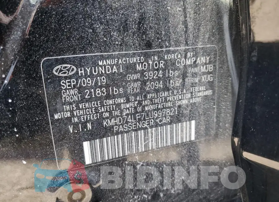 KMHD74LF7LU997821 Photo# 12