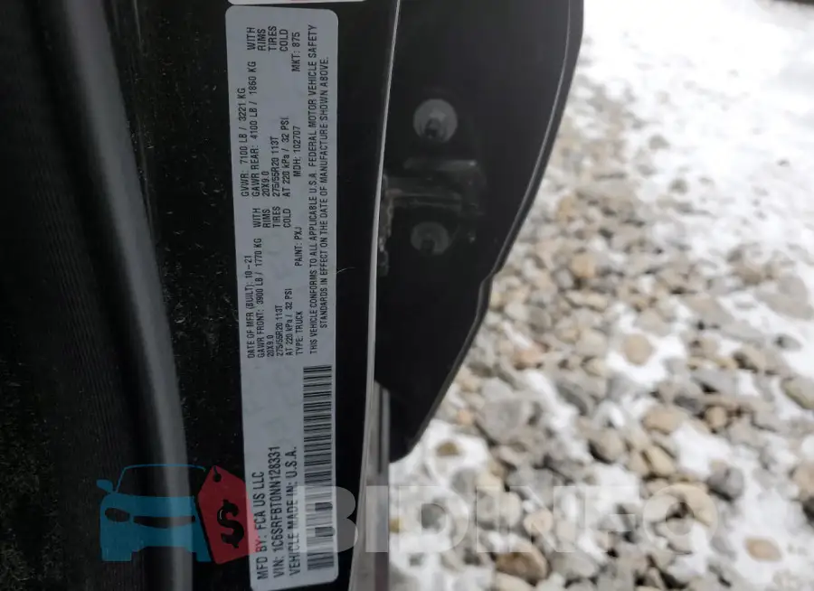 1C6SRFBT0NN128331 Photo# 12