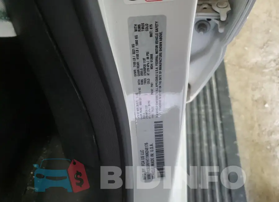 1C6SRFHT1NN248176 Photo# 12