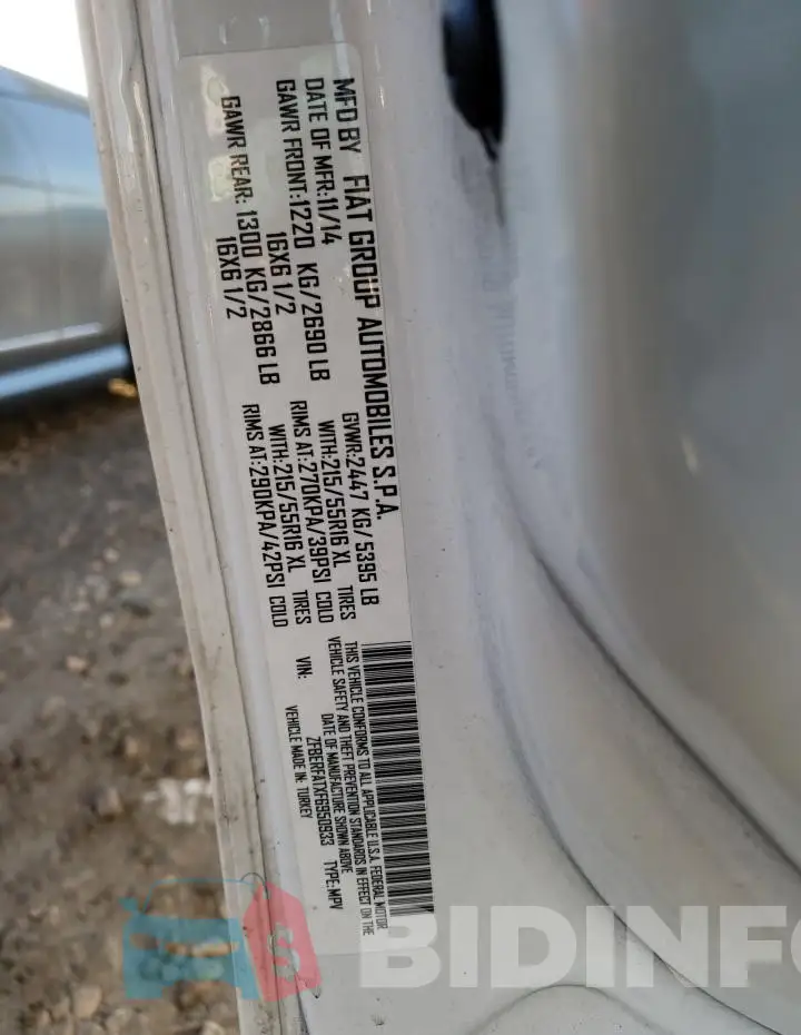 ZFBERFATXF6950933 Photo# 12